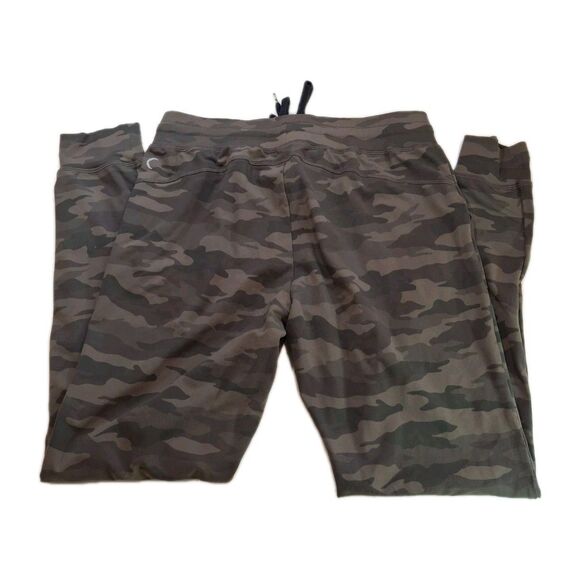 Zyia Active Size M Green Camo Unwind Joggers Pants Running Yoga Activewear - Picture 3 of 9